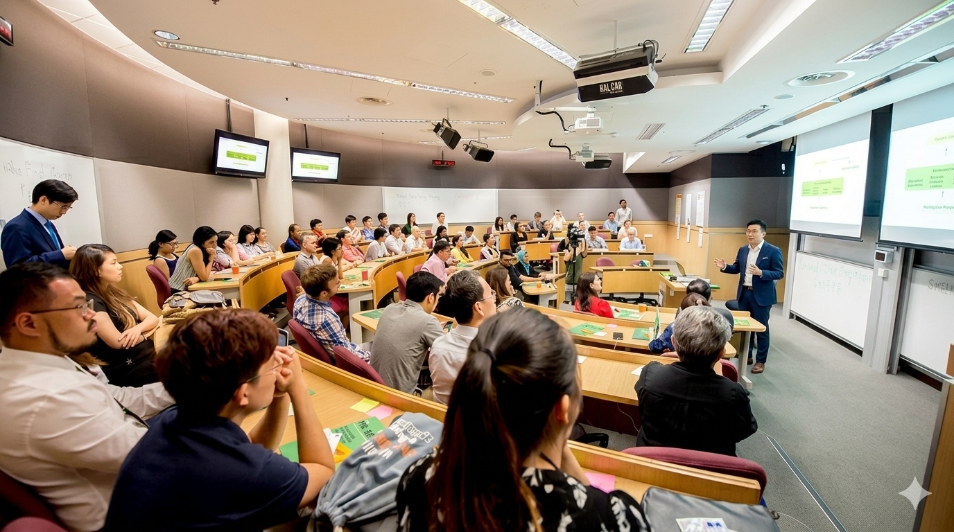 Personal empowerment training session in modern corporate setting
